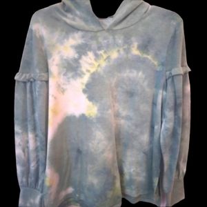 Cerule Women Hoodie Shirt. Size Medium. Green.